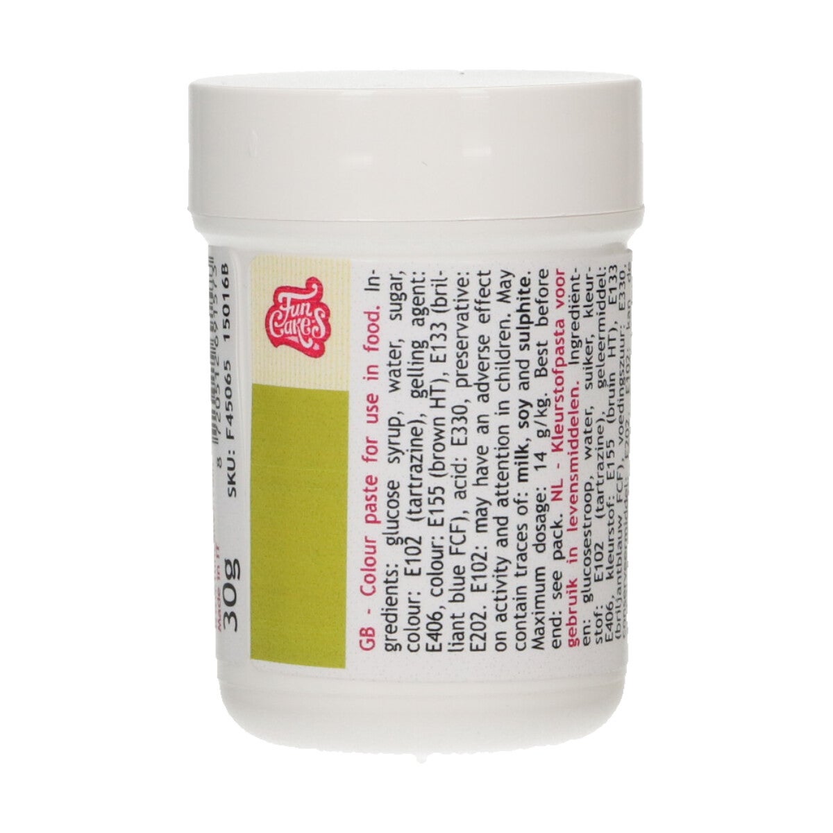 FunCakes Eetbare Kleurstof Pasta Leaf Green 30 g