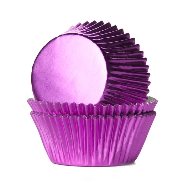 House of Marie Baking Cups Folie Roze - pk/24