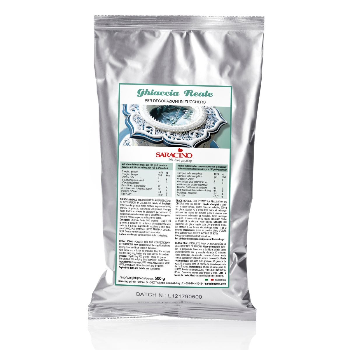 Saracino Royal Icing Mix 500 g