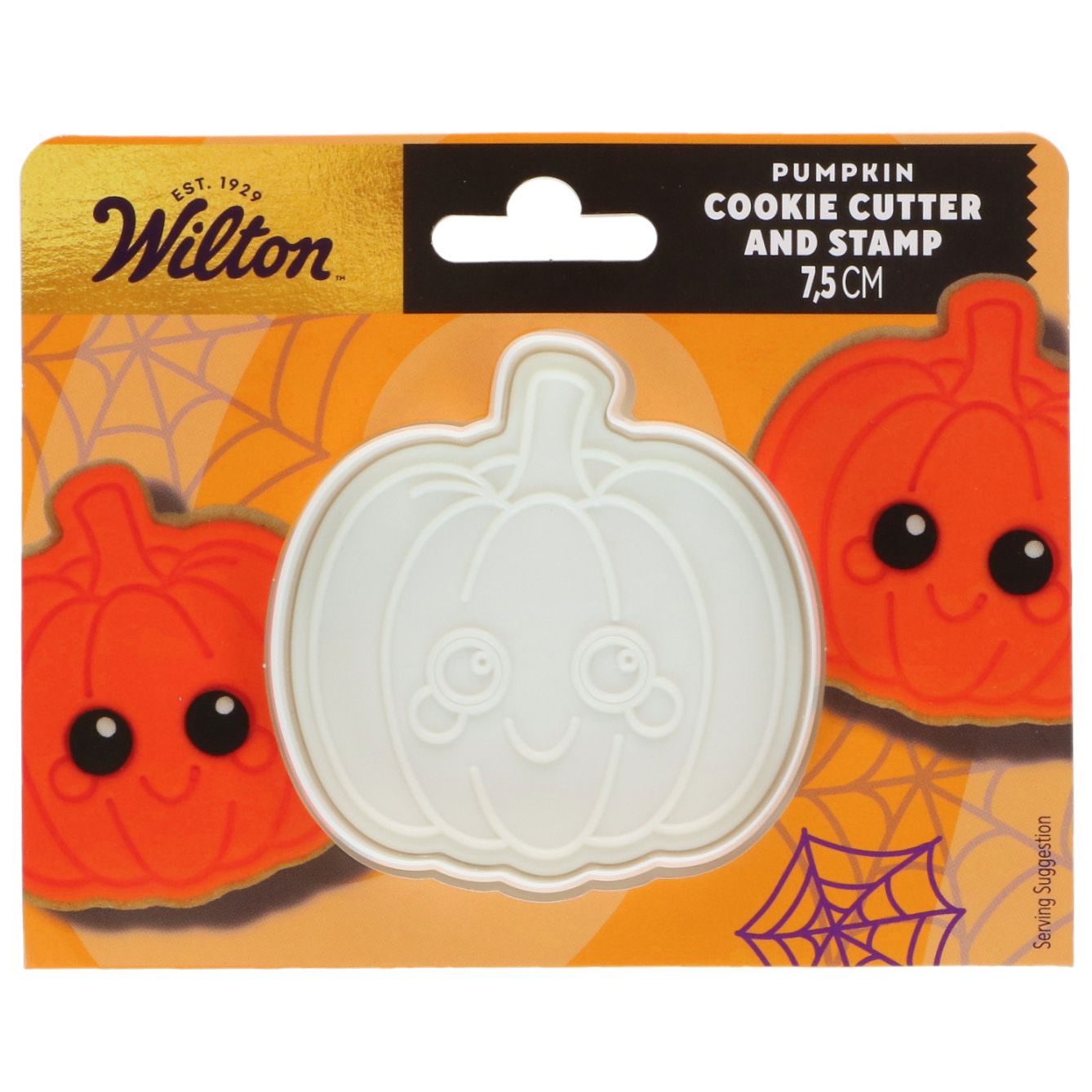 Wilton Koekjesuitsteker met Stempel Pompoen 7,5cm