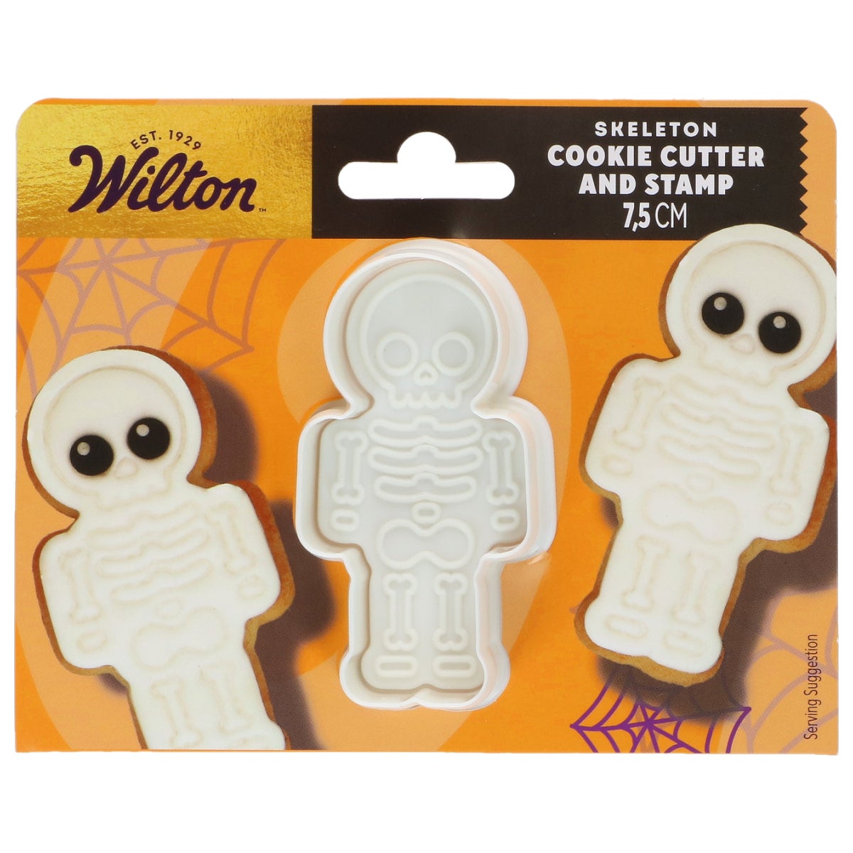 Wilton Koekjesuitsteker met Stempel Skelet 7,5cm