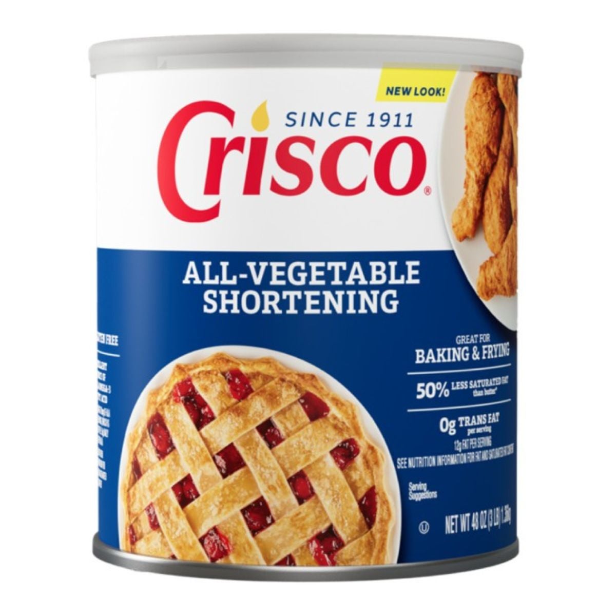 Crisco Shortening Plantaardig Vet 1,36kg