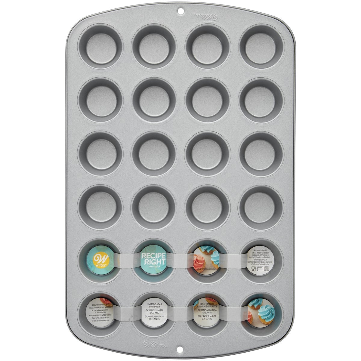 Wilton Recipe Right® Mini Muffin Bakvorm 24 cupcakes