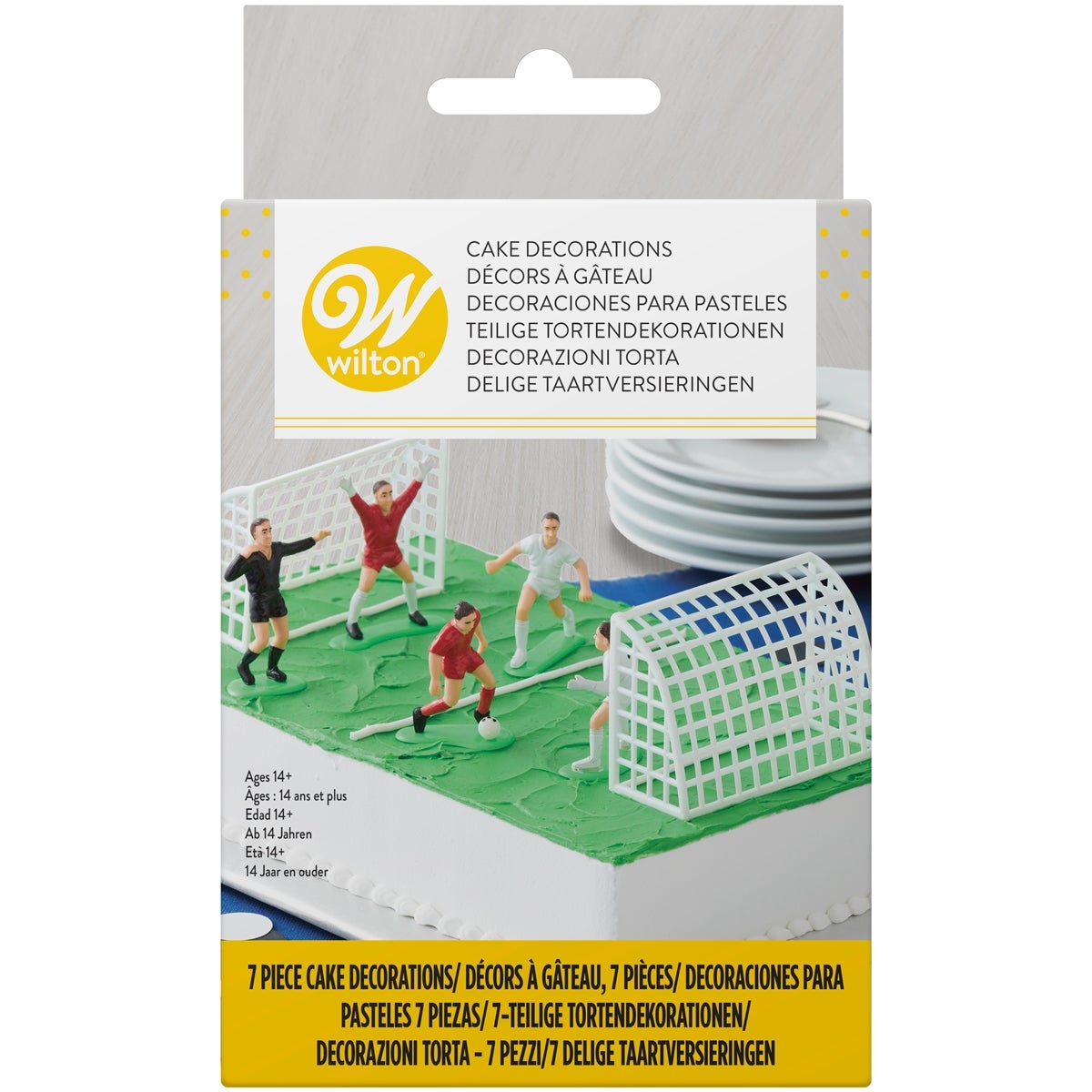 Wilton Taartdecoratie Set Voetbal set/7