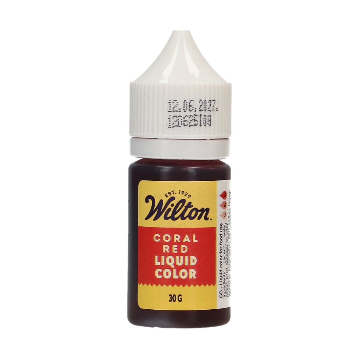 Wilton Liquid Color Koraal Rood 30g