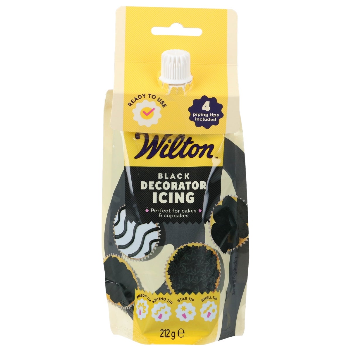 Wilton Decorator Icing Zwart 212g