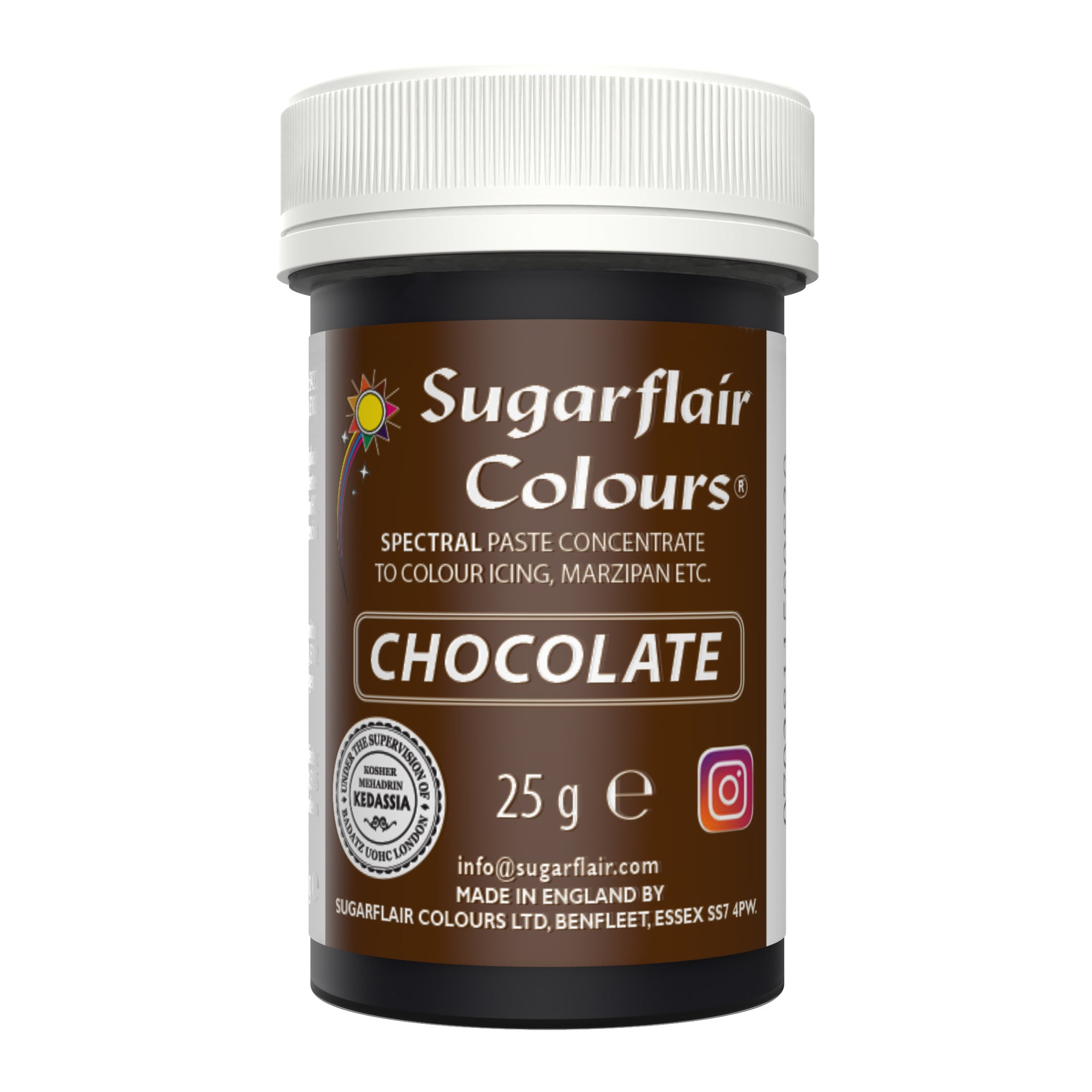 Sugarflair Paste Colour CHOCOLATE 25g