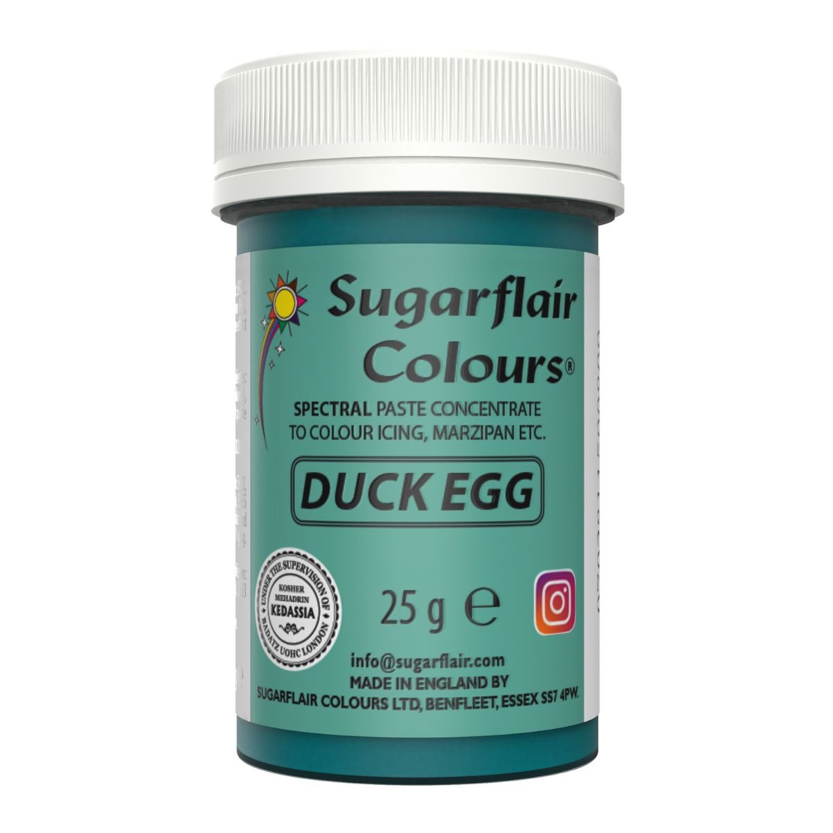 Sugarflair Pasta Kleur DUCK EGG 25g