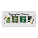 Sugarflair Paste Colour Mixed Groen set/4