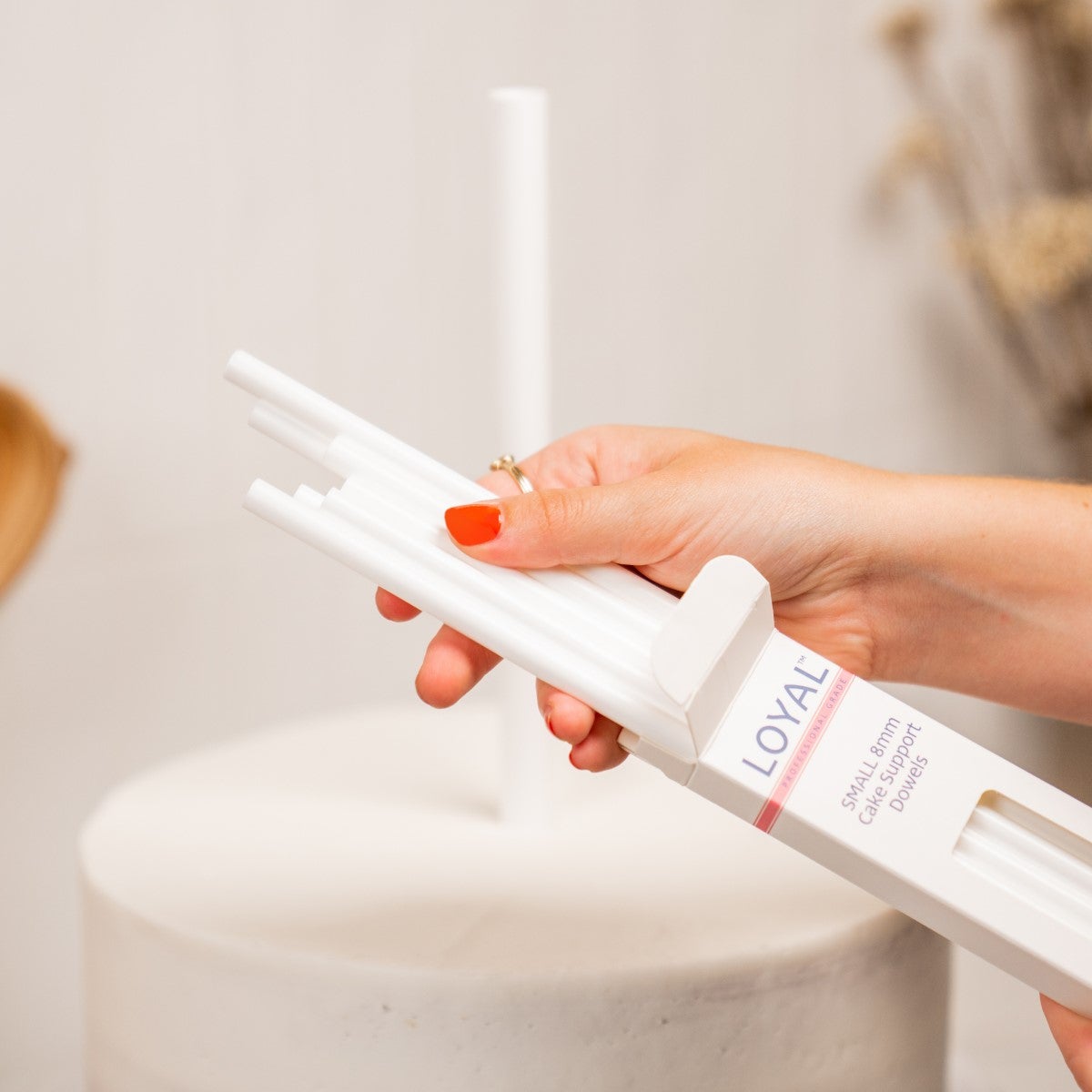 LOYAL Cake Dowels Stevig Materiaal Klein pk/10
