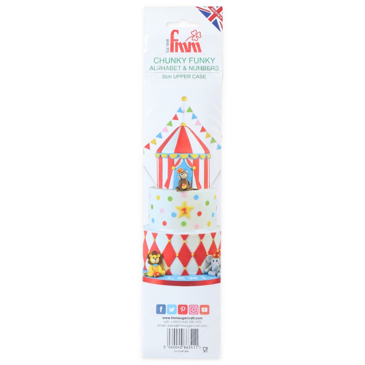 FMM Tappit Uitsteker Alfabet & Nummers Chunky Funky