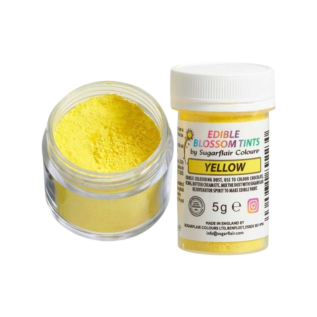 Sugarflair Blossom Tint Dust Geel 5g
