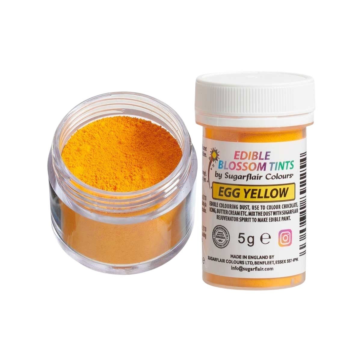 Sugarflair Blossom Tint Dust Egg Geel 5g