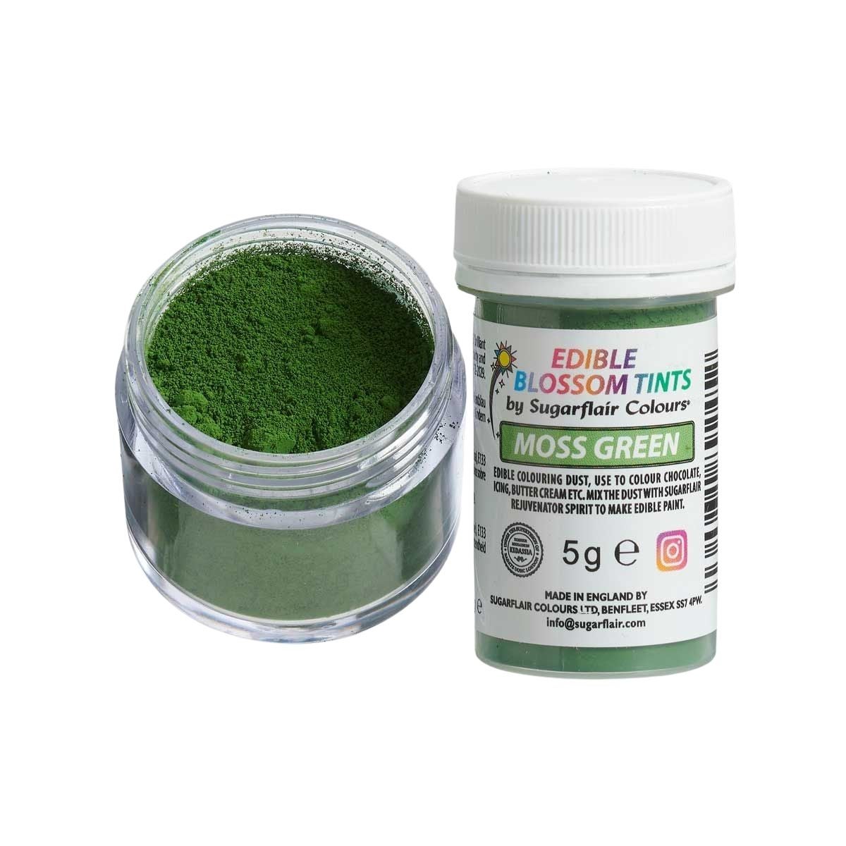 Sugarflair Blossom Tint Dust Moss Groen 5g