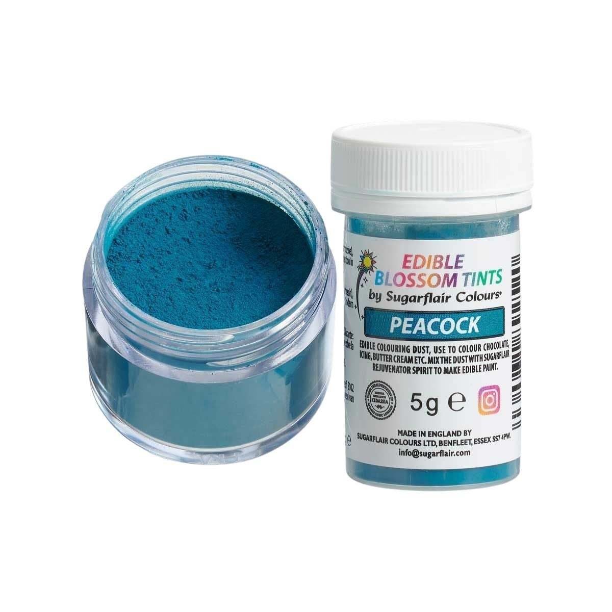 Sugarflair Blossom Tint Dust Peacock 5g