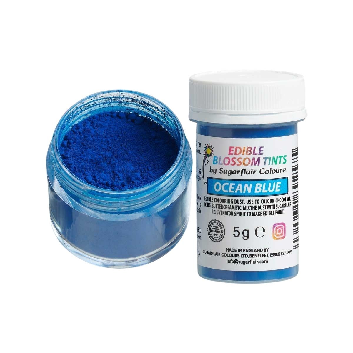 Sugarflair Blossom Tint Dust Ocean Blauw 5g