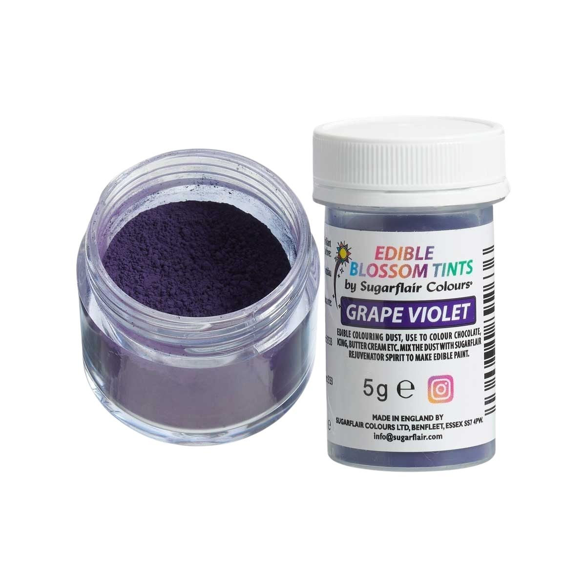 Sugarflair Blossom Tint Dust Grape Violet 5g