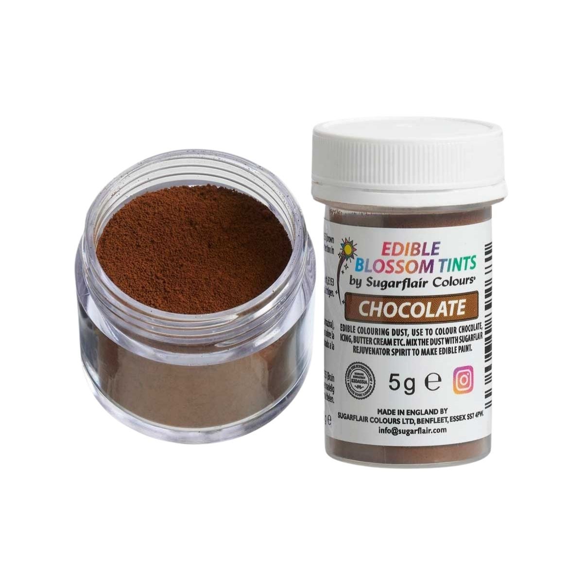Sugarflair Blossom Tint Dust Chocolate 5g