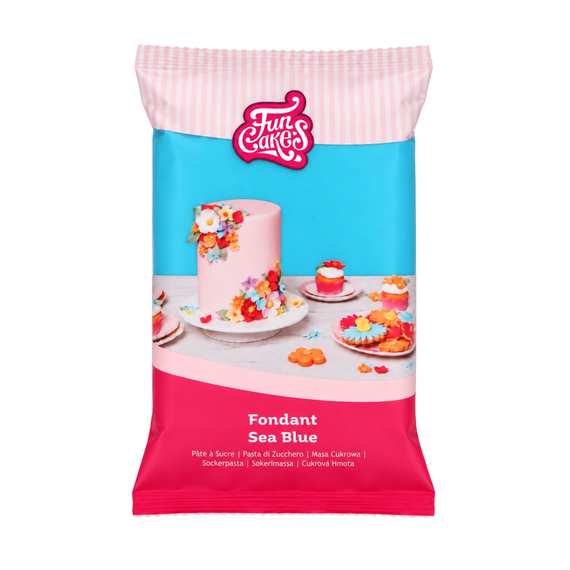 FunCakes Fondant Sea Blue 1kg