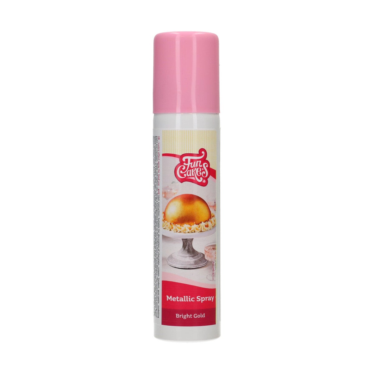 FunCakes Metallic Spray Helder Goud 100 ml