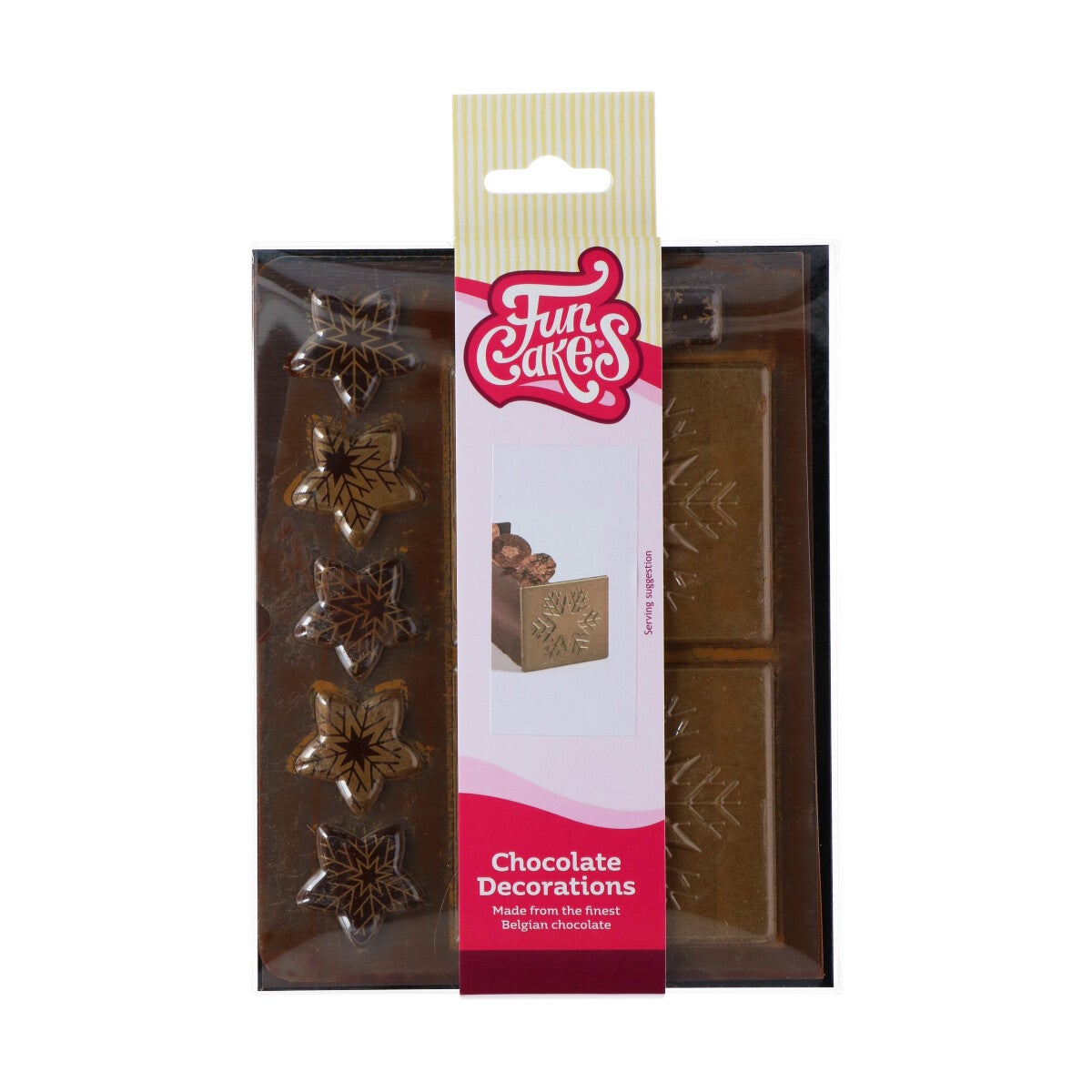 FunCakes Chocolade Decoratie Feestelijke Ster Set