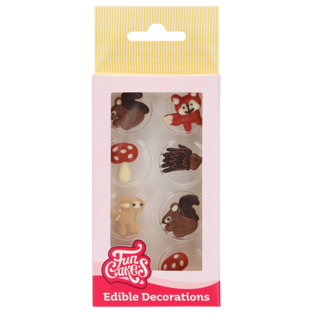 FunCakes Chocolade Decoraties Herfstdieren set/8