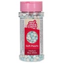 FunCakes Zachte Parels Medium Blauw/Wit 60 g