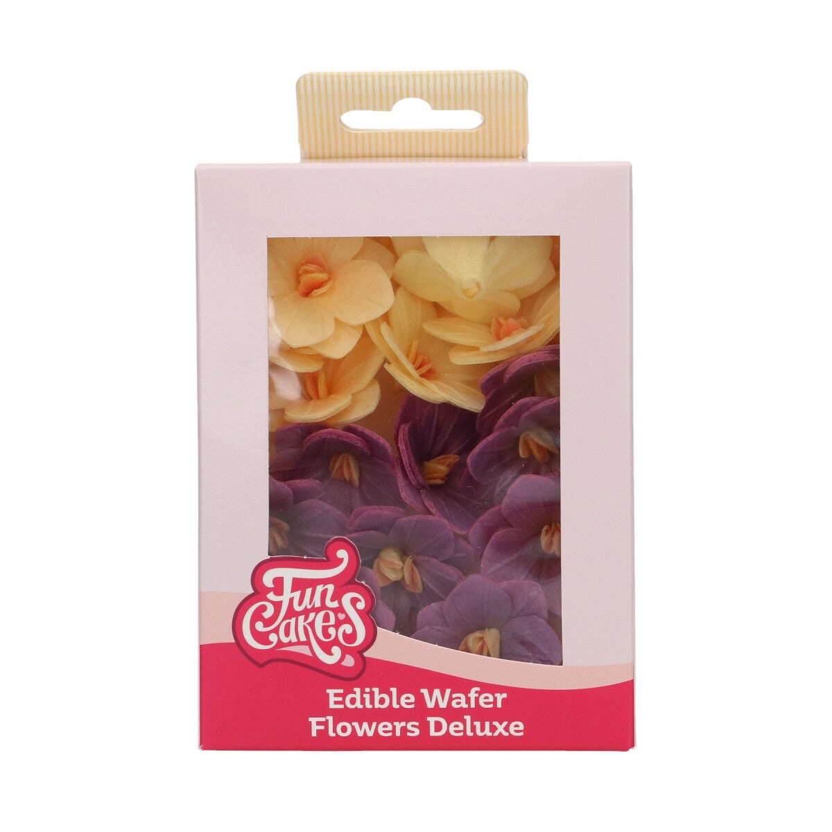 FunCakes Eetbare Papieren Bloemen Deluxe Hortensia Paars/Geel Small pk/18