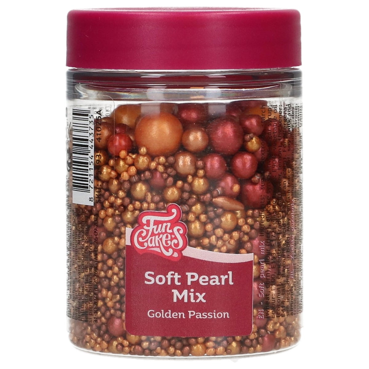 FunCakes Soft Pearls Mix Golden Passion 80g