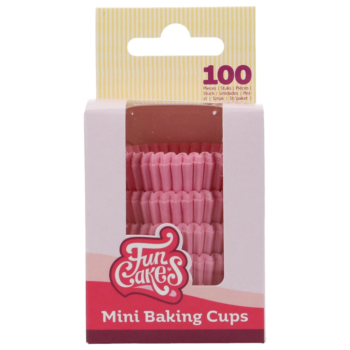 FunCakes Mini Baking Cups Lichtroze pk/100