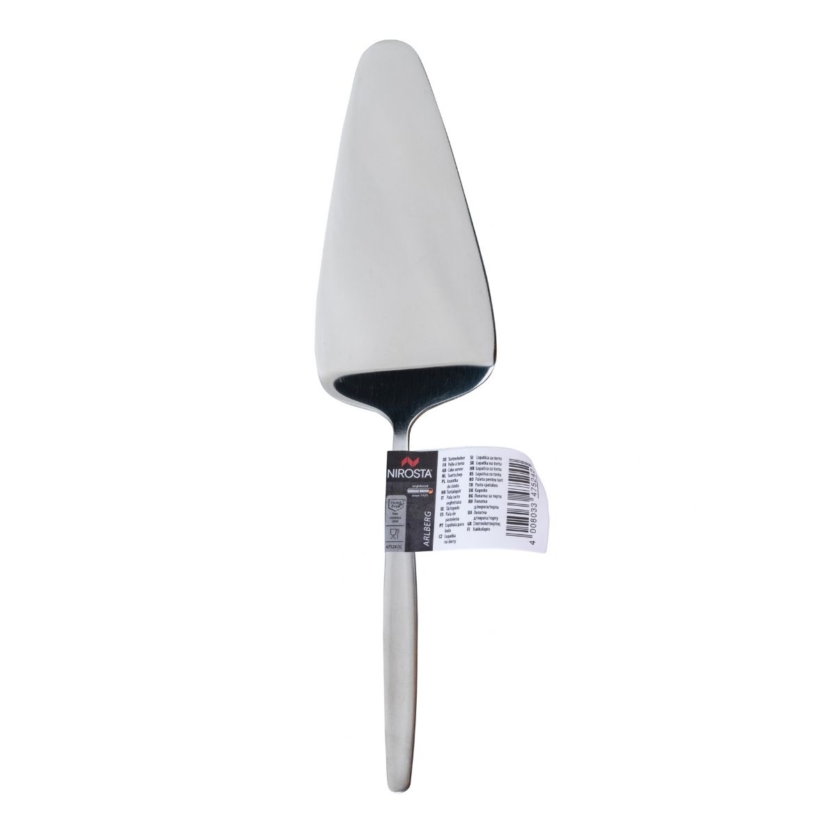 Nirosta Taartschep RVS 22cm