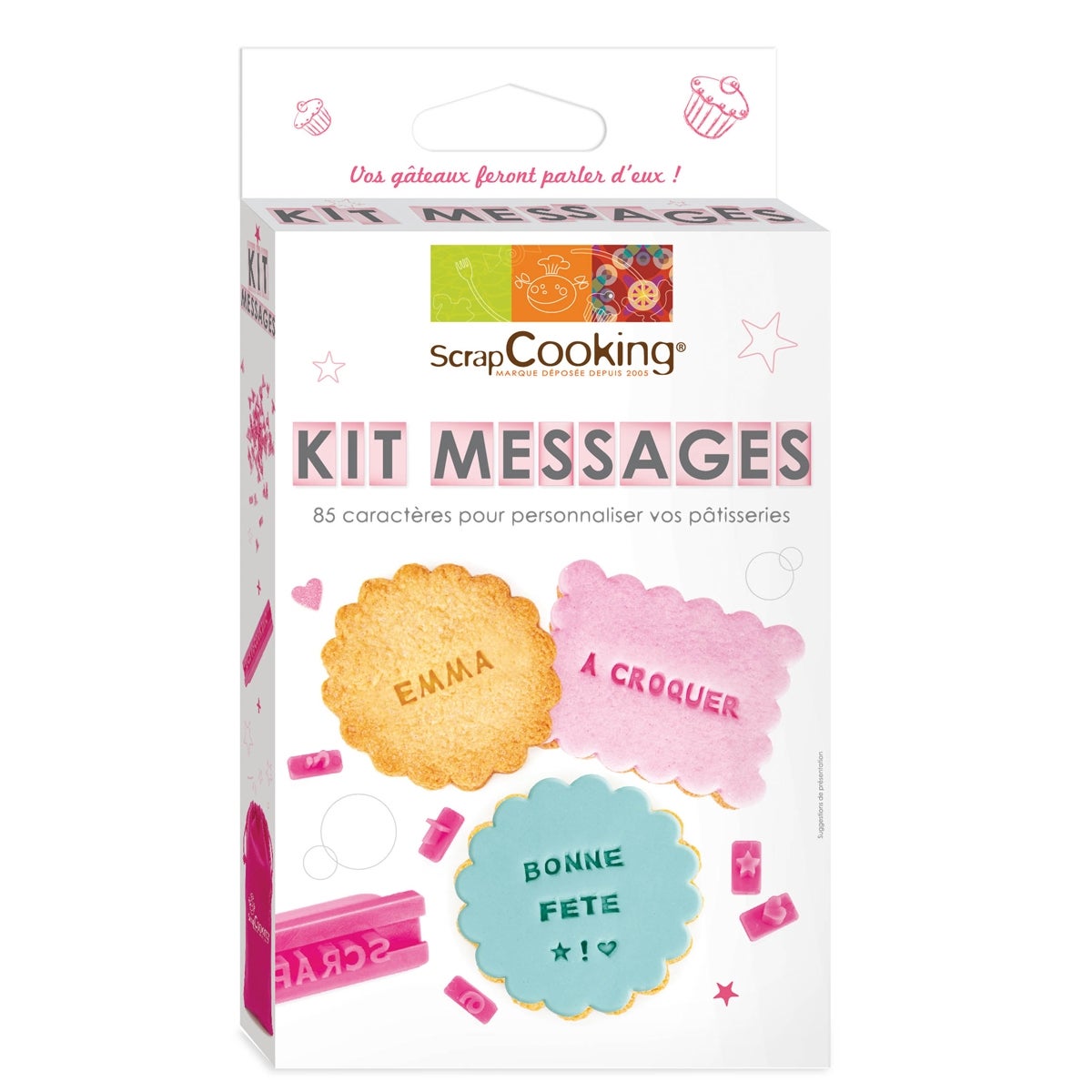 ScrapCooking Berichten Tekens set/87