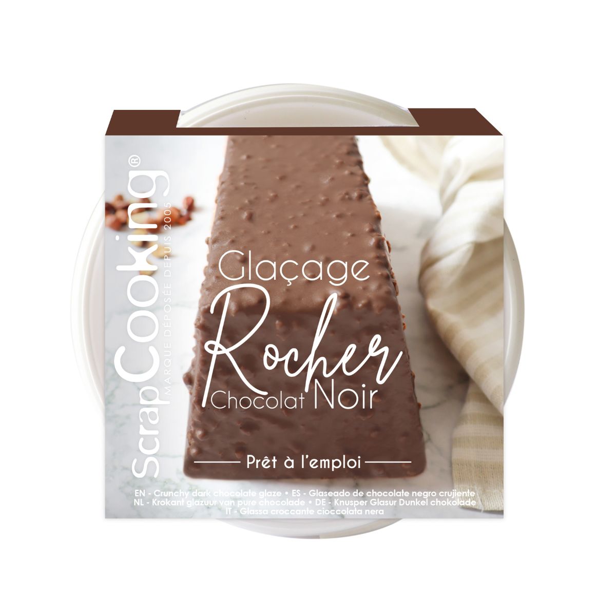 Scrapcooking Glaze - Dark Chocolate Rocher 400g