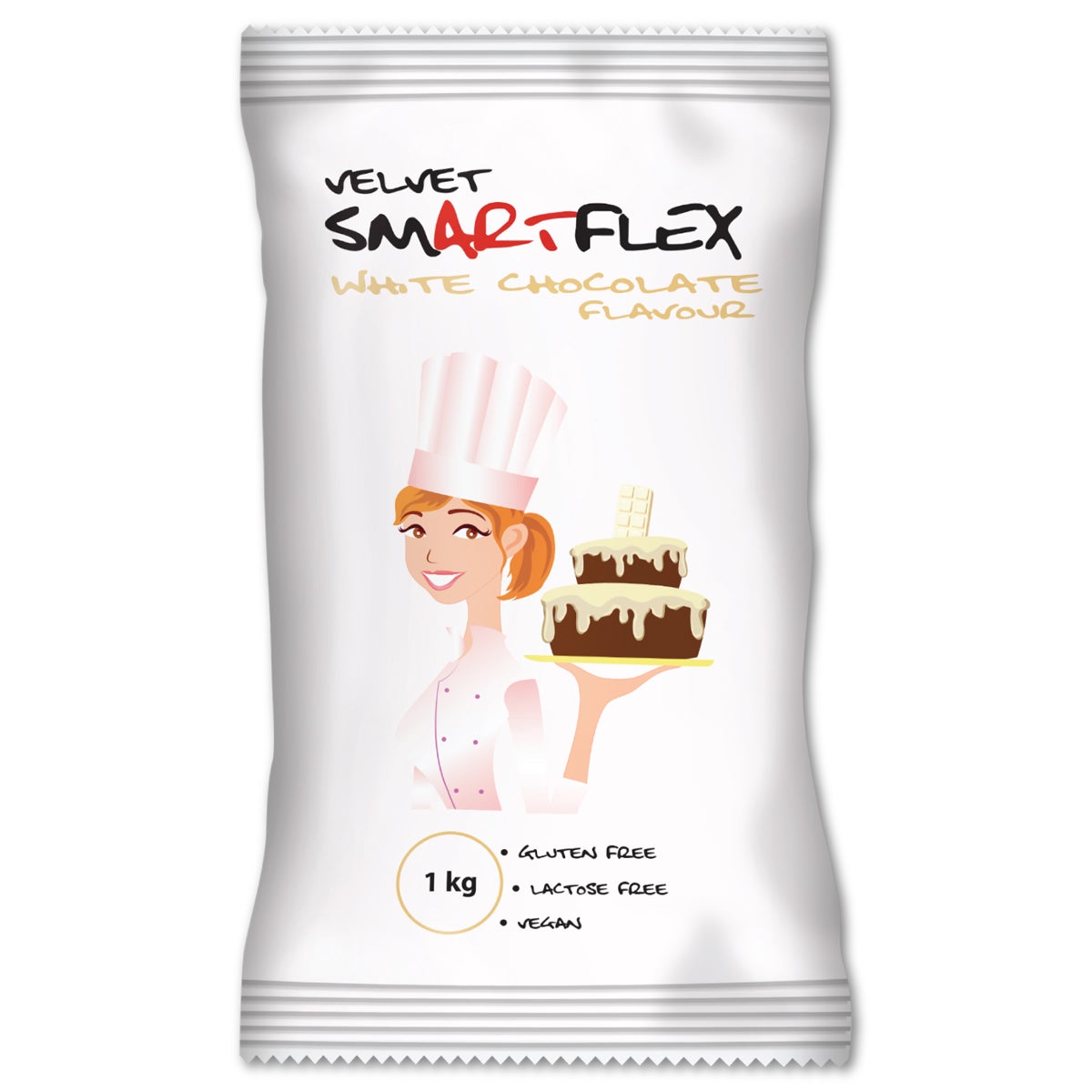 Smartflex Fondant Wit Velvet Witte Chocolade 1kg