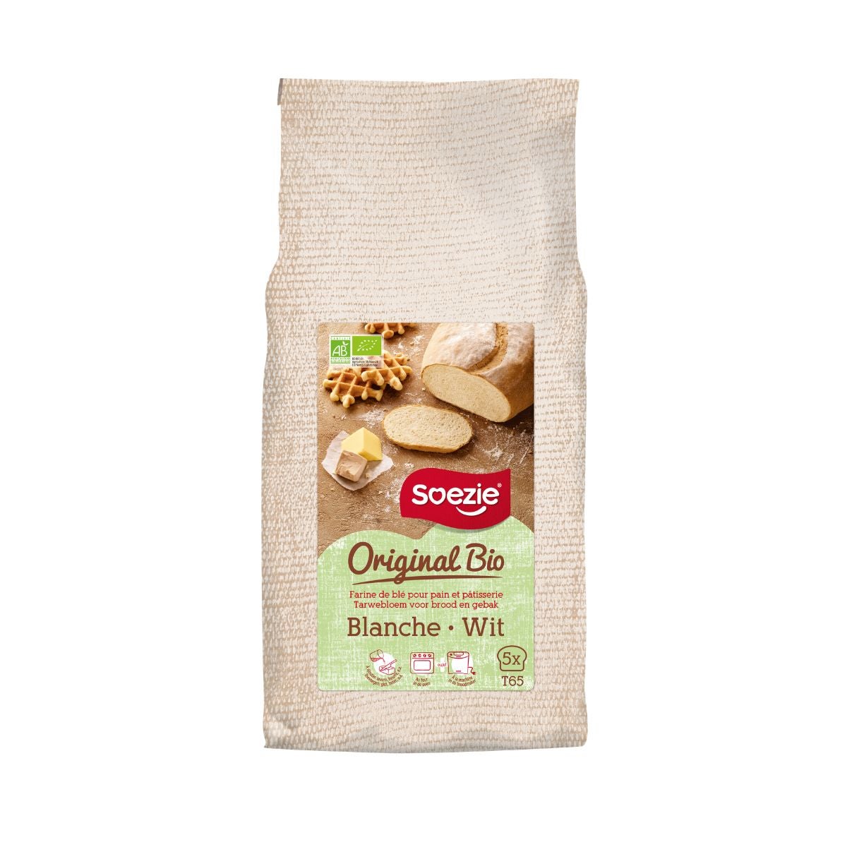 Soezie Original Bio Tarwebloem Wit T65 2,5kg
