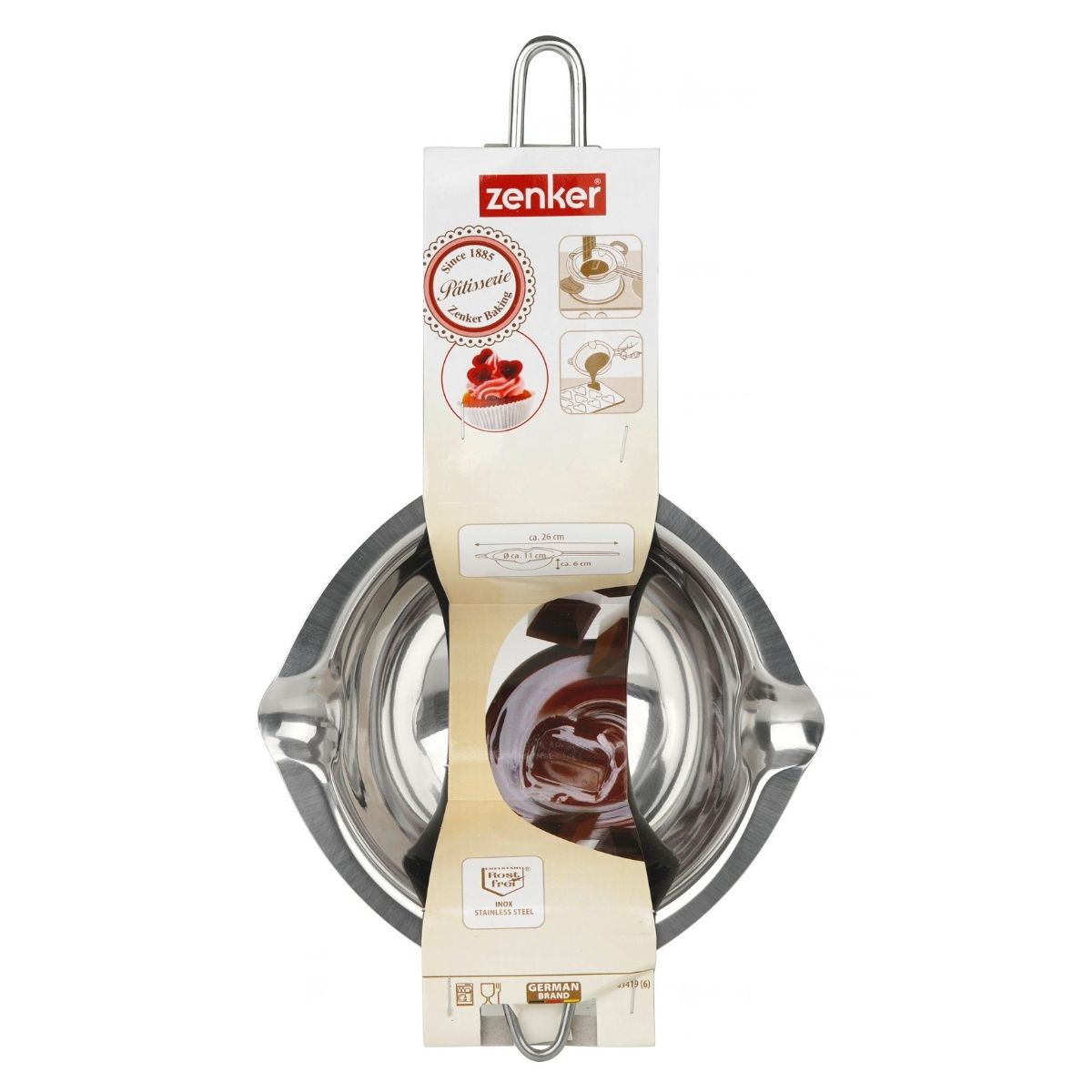 Zenker Chocolade Smeltpan RVS 225ml
