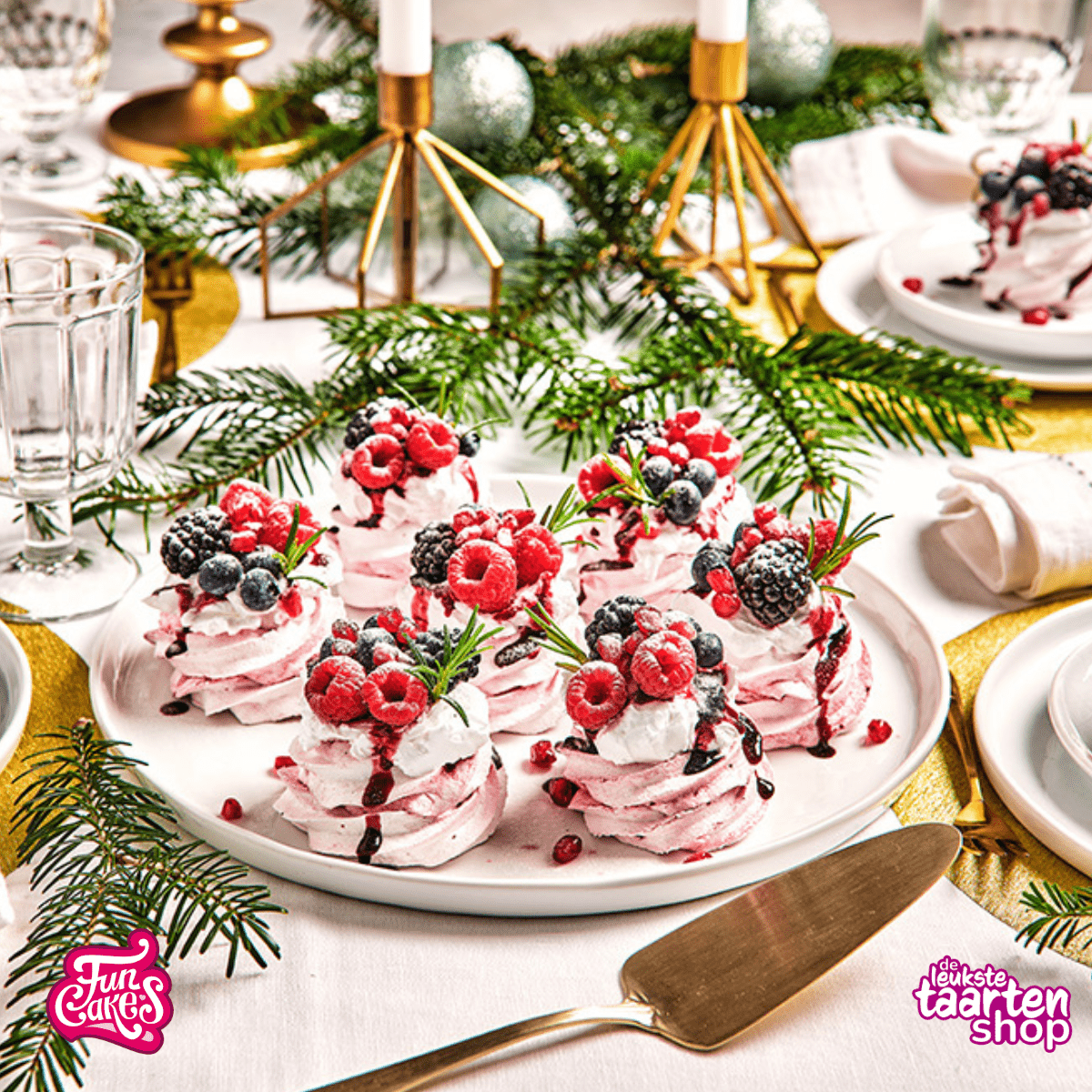 Mini Pavlova met Fruit