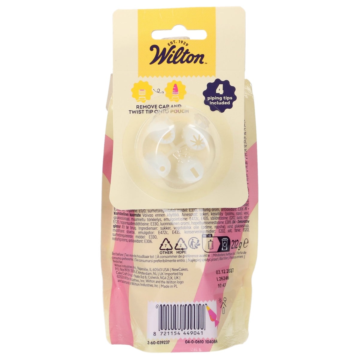 Wilton Decorator Icing Roze 212g