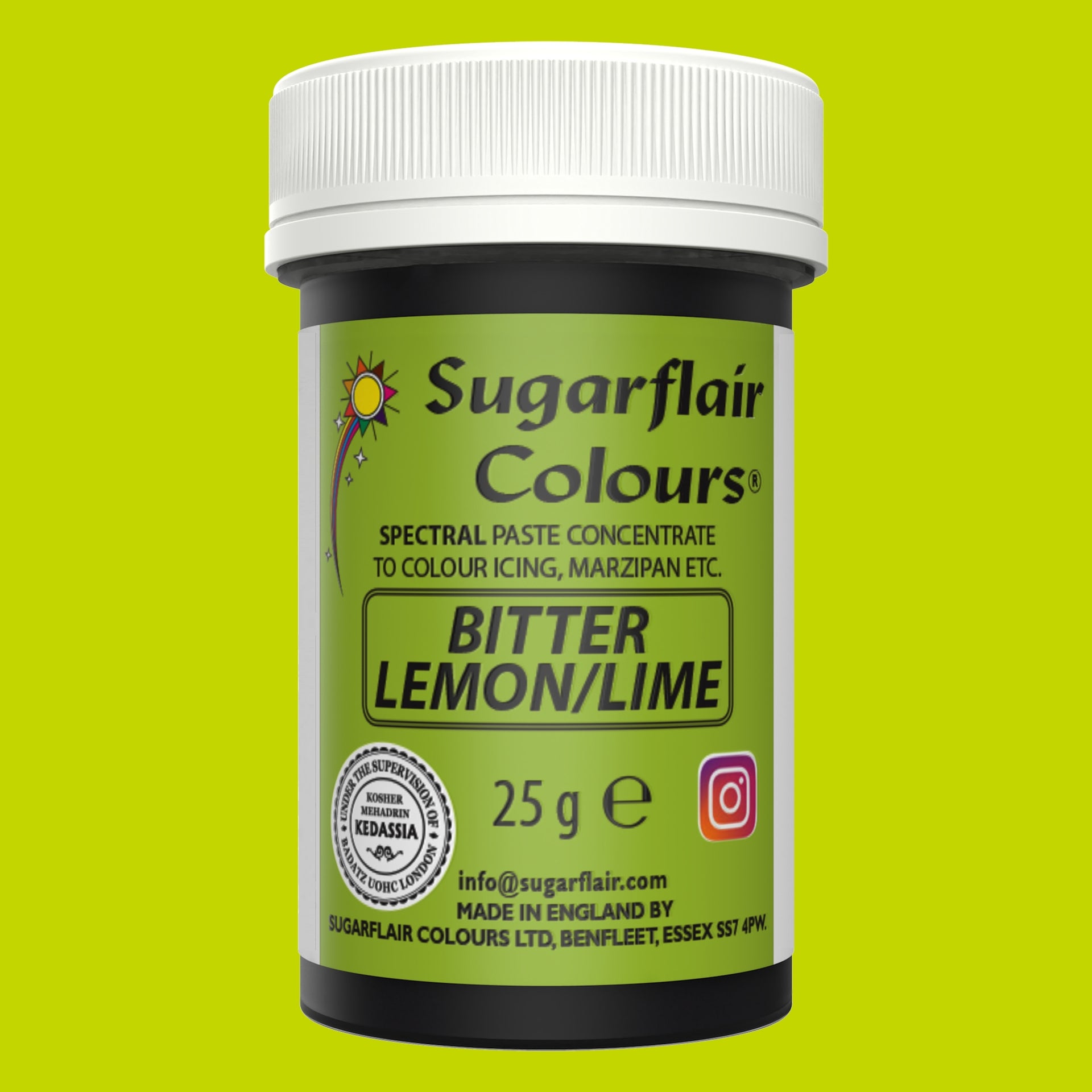 Sugarflair Paste Colour Bitter Citroen/Lime 25g