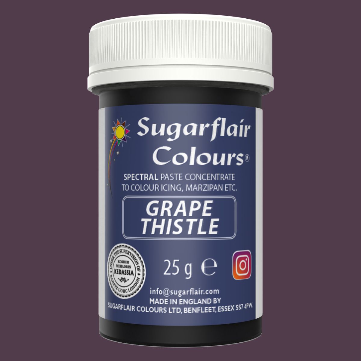 Sugarflair Paste Colour Grape Thistle 25g
