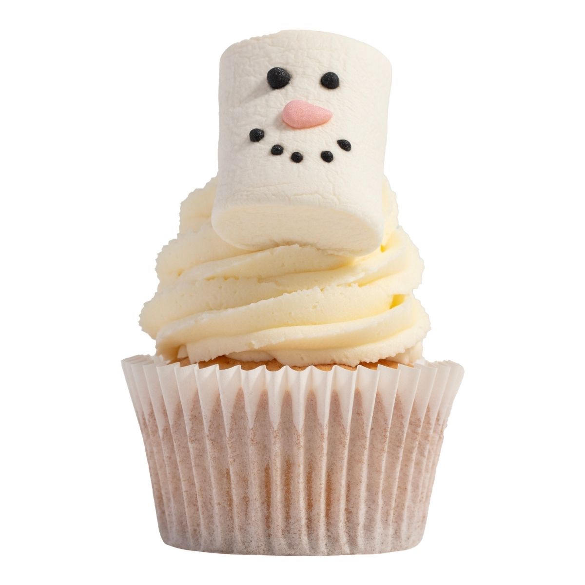 PME Kerst Marshmallow Decoraties Sneeuwpop pk/12