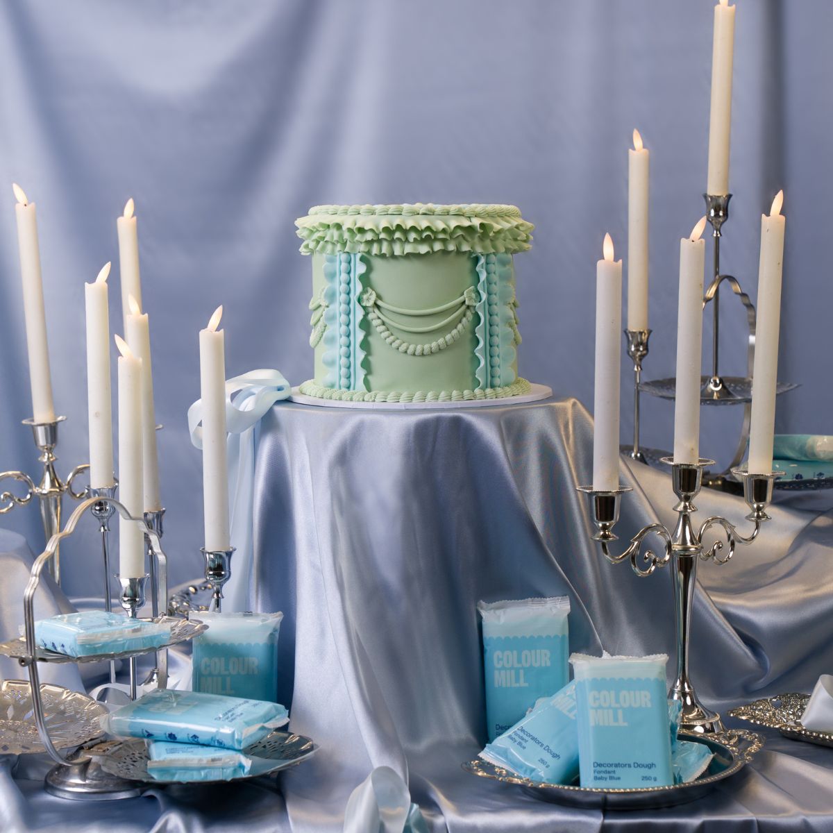 Colour Mill Fondant Decorators Dough Baby Blue 250g