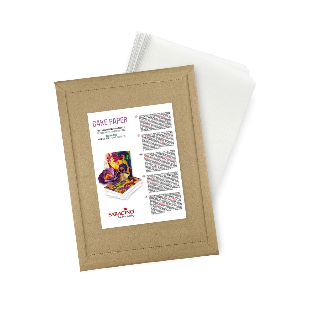 Saracino Eetbaar Cake Papier pk/25