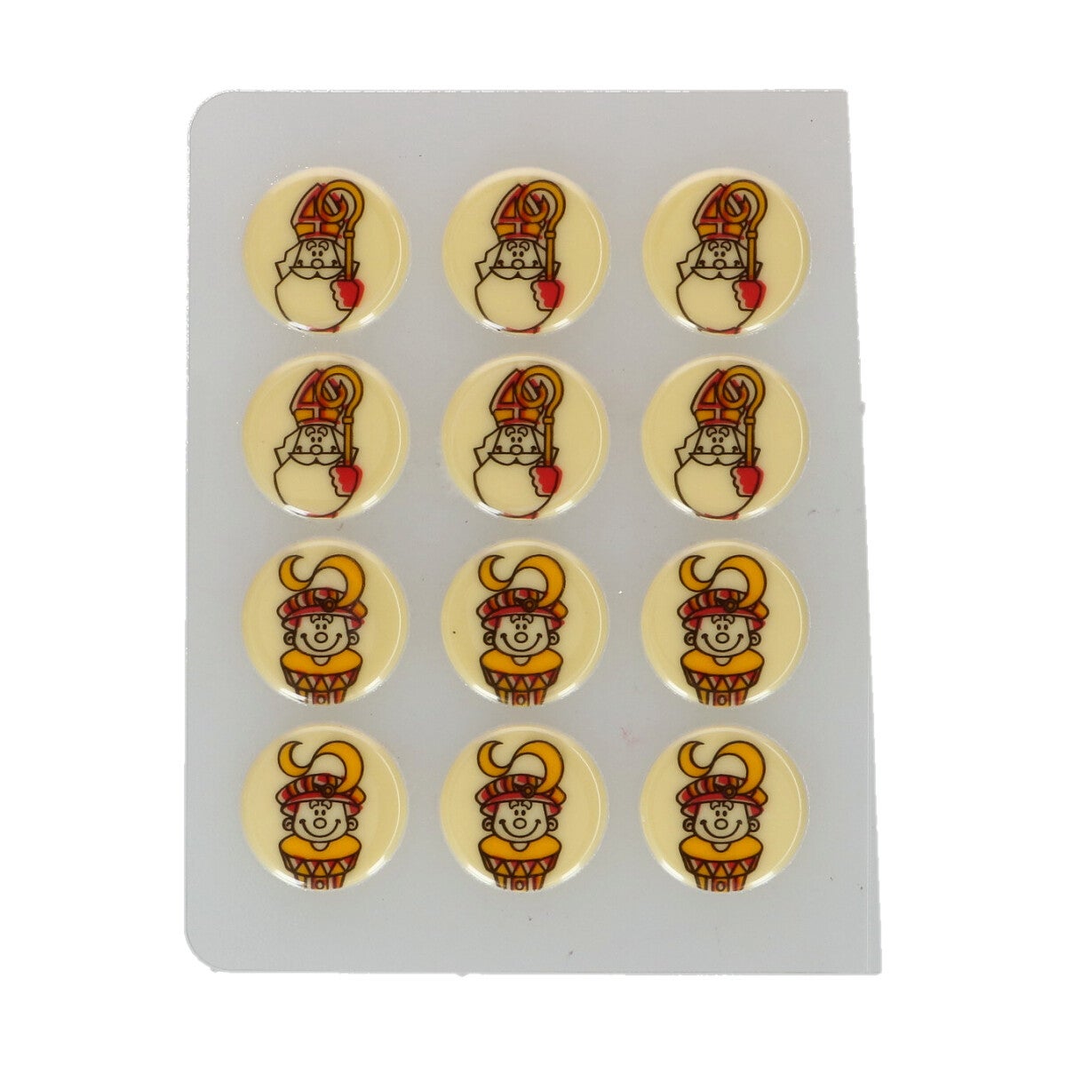 FunCakes Chocolade Decoratie Sint 3,8cm pk/12