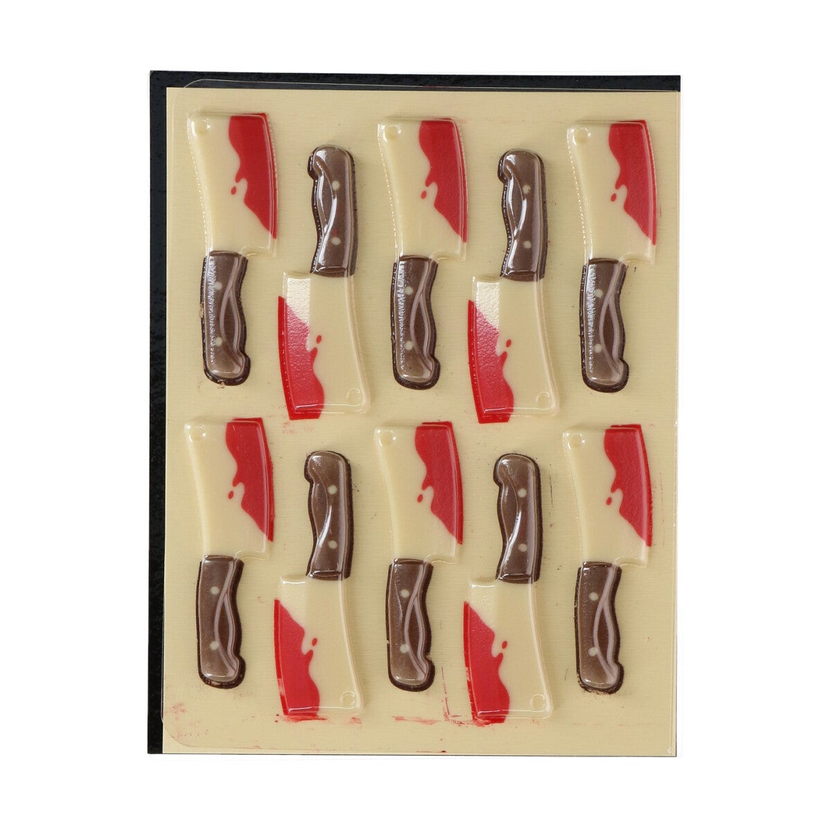 FunCakes Chocolade Decoratie Halloween Bloedige Messen set/10