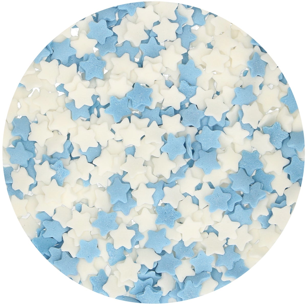 FunCakes Sterren Blauw/Wit 55g
