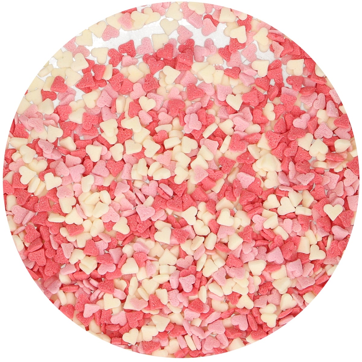 FunCakes Mini Hartjes Roze/Wit/Rood 60g
