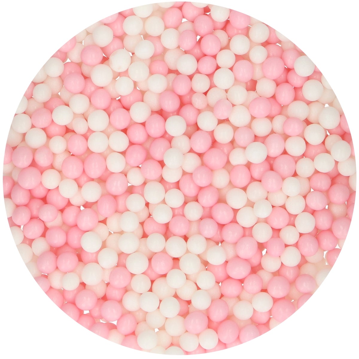 FunCakes Soft Pearls Medium Roze/Wit 60g