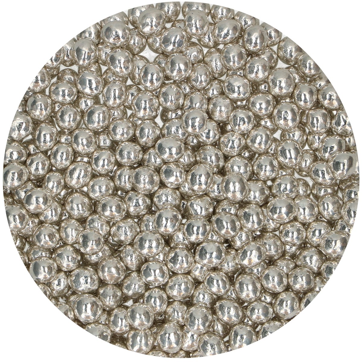 FunCakes Crispy Choco Pearls Metallic Zilver 60g