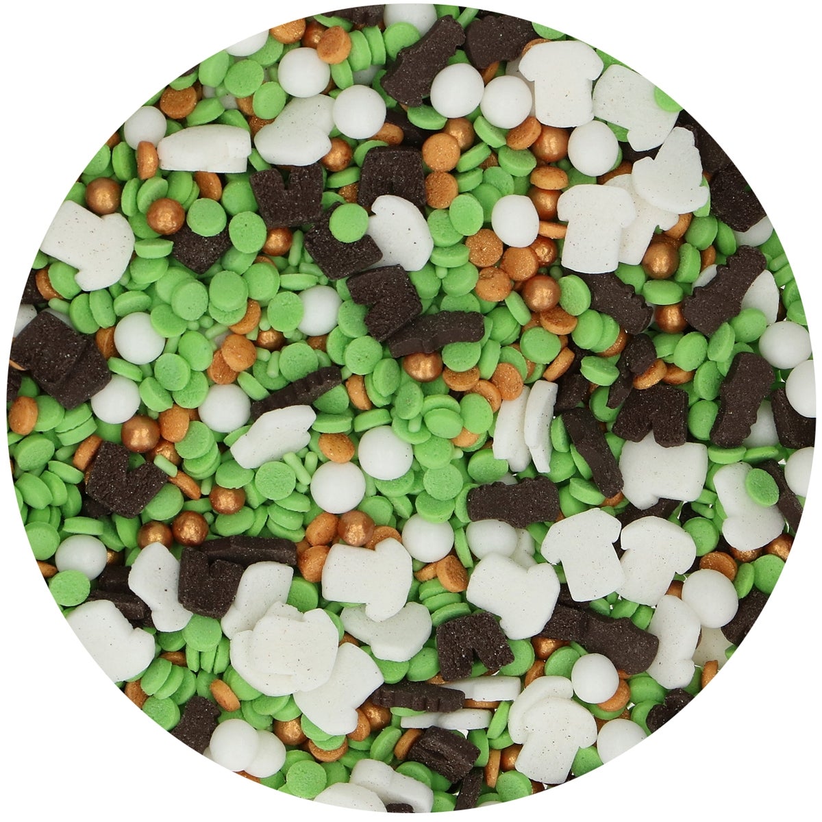 FunCakes Sprinkle Medley Goud Voetbal 65g